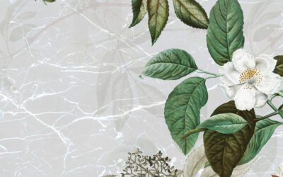 Marble textured background with musk rose